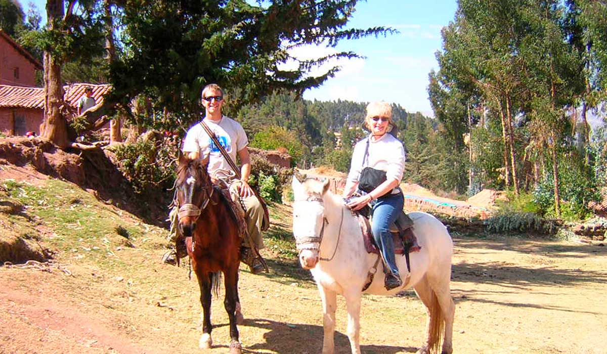 horse riding
