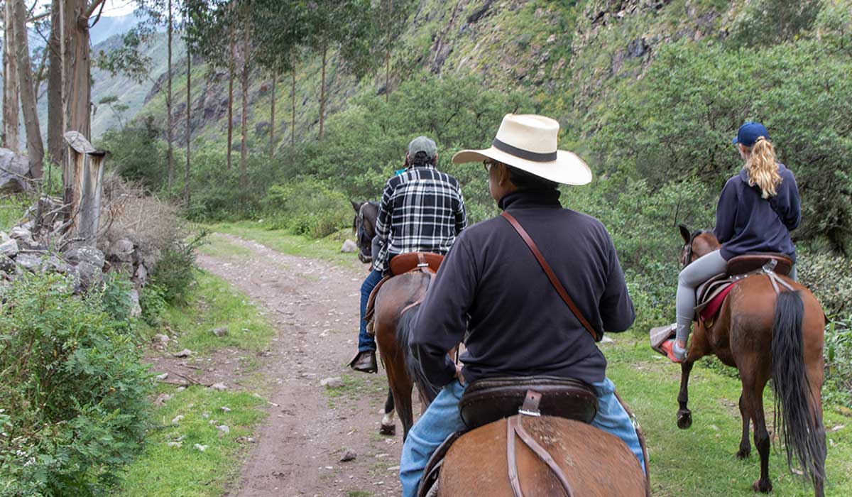 horse riding